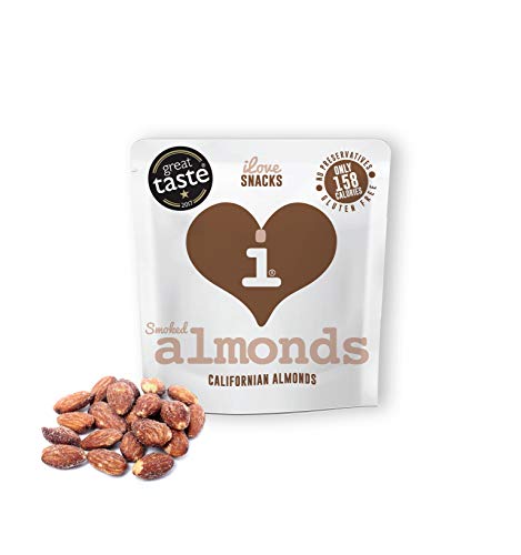 I Love Snacks Smoked Almonds 15x25g Original | High-Quality Health Foods | MySupplementShop.co.uk