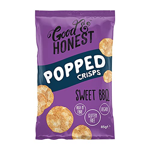 Good & Honest Popped Crisps 24x23g Sea Salt - Sports Nutrition at MySupplementShop by Good & Honest