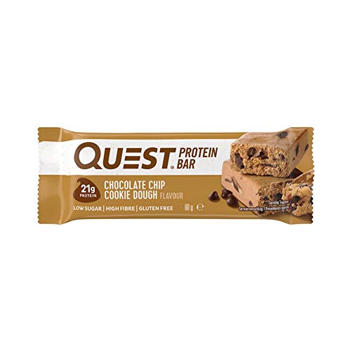 Quest Nutrition Quest Bar 12x60g Chocolate Chip Cookie Dough | High-Quality Protein Bars | MySupplementShop.co.uk