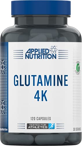 Applied Nutrition Glutamine 4K 120 Veggie Capsules - Default Title - L-Glutamine, Glutamine at MySupplementShop by Applied Nutrition