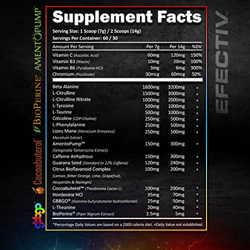 Efectiv Nutrition ELITE Pre Workout 420g Pineapple | High-Quality Health Foods | MySupplementShop.co.uk