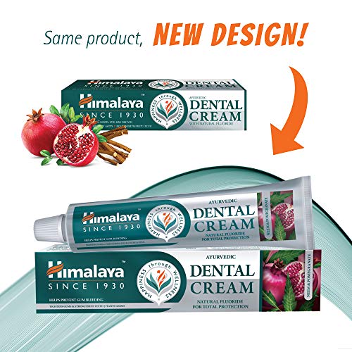 Himalaya Herbals Dental Cream (ZAHN CREME) Toothpaste 100g Anti-inflammatory Anti-swelling Gum Protection Dental Care Hygiene Toothpaste - Health and Wellbeing at MySupplementShop by Himalaya