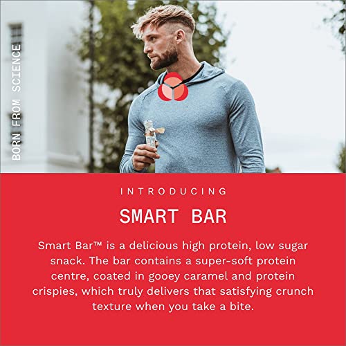 PhD Nutrition | Smart Bar | High Protein Low-Sugar Indulgent Chocolate-Coated Protein Bars | 20 g Protein 238 Calories | Salted Fudge Brownie 12 Bars | High-Quality Protein Bars | MySupplementShop.co.uk