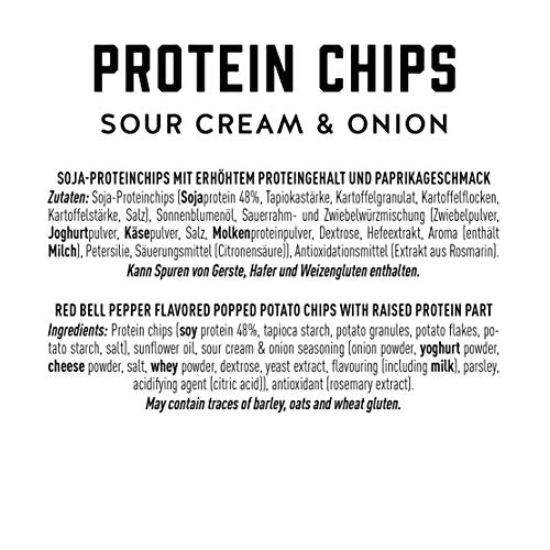 GOT7 Nutrition High Protein Chips with 40 percent Protein Sour Cream and Onion 1er Pack (1 x 300 g) | High-Quality Diet Snacks | MySupplementShop.co.uk