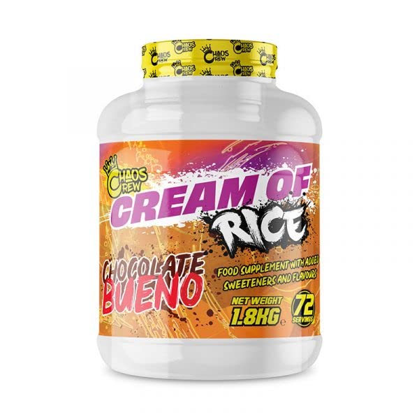 Chaos Crew Cream of Rice Chocolate Bueno 1.8kg | High-Quality Blocks & Bars | MySupplementShop.co.uk