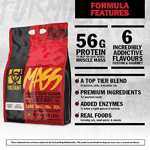 Mutant Mass 2.27kg Strawberry Banana | High-Quality Vitamins & Supplements | MySupplementShop.co.uk