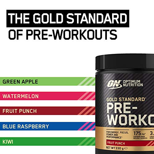 Optimum Nutrition Gold Standard PreWorkout Fruit Punch  330g - Pre & Post Workout at MySupplementShop by Optimum Nutrition