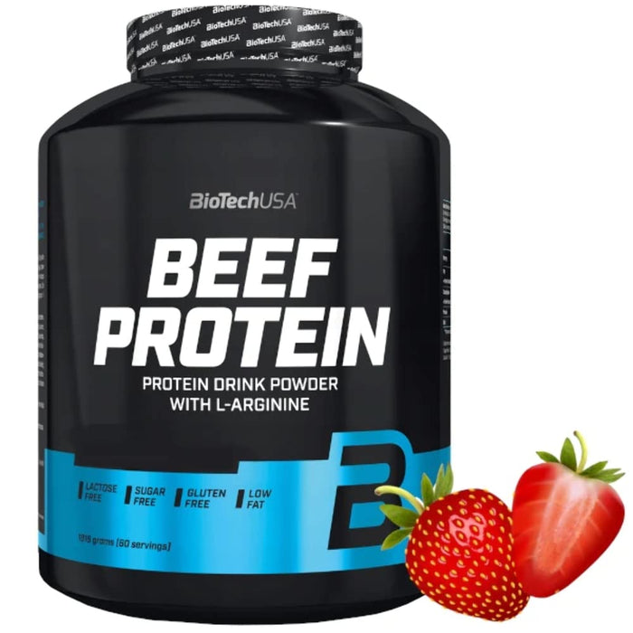 BioTechUSA Beef Protein, Vanilla Cinnamon - 500 grams | High-Quality Protein | MySupplementShop.co.uk