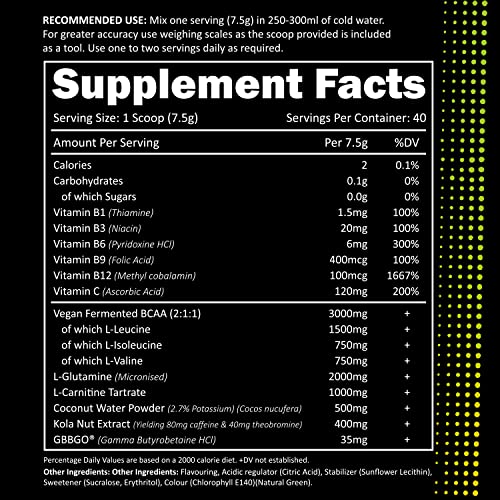 Efectiv Nutrition Amino Lean 240g Lemon & Lime - Amino Acids and BCAAs at MySupplementShop by Efectiv Nutrition