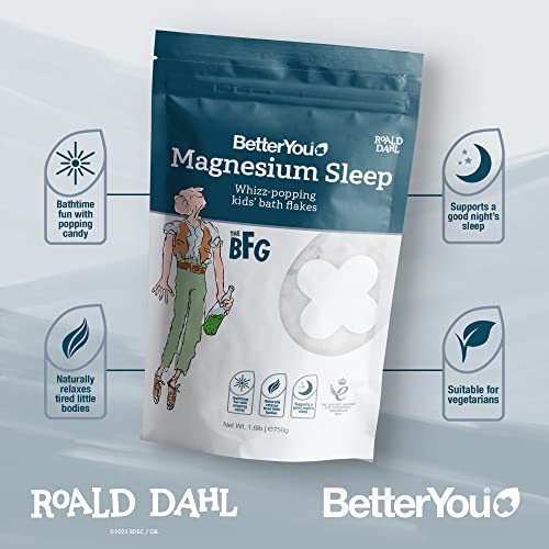 BetterYou Roald Dahl Magnesium Sleep Flakes - Children&#039;s Health at MySupplementShop by BetterYou