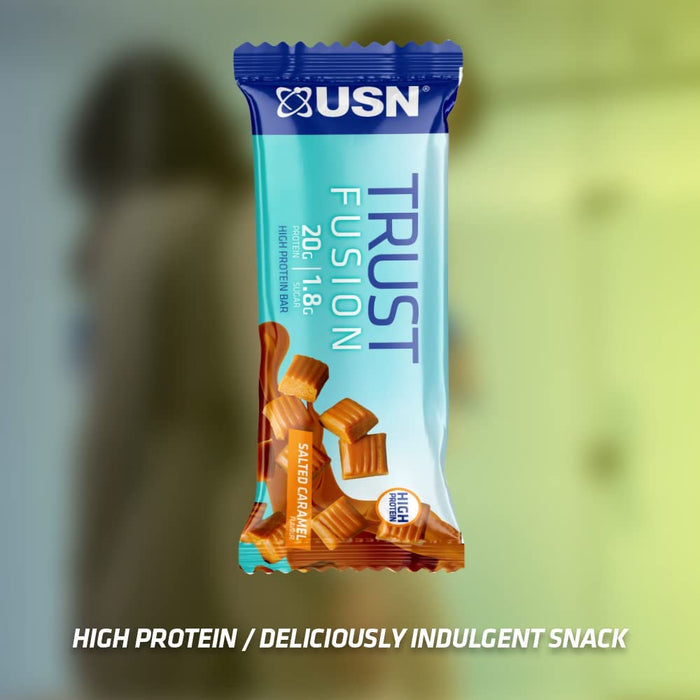 USN Trust Fusion High Protein Bar 15 x 55g | High-Quality Sports Nutrition | MySupplementShop.co.uk