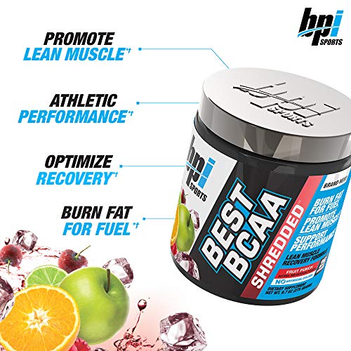 Bpi Sports Best BCAA Shredded Supplement Fruit Punch | High-Quality Sports Supplements | MySupplementShop.co.uk