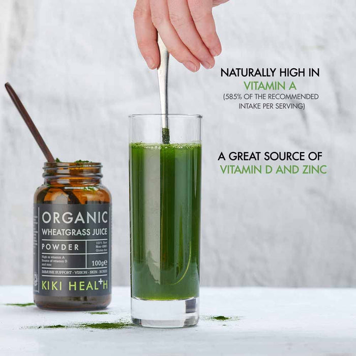 Wheatgrass Juice Organic - 100g | High-Quality Wheatgrass | MySupplementShop.co.uk
