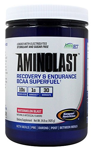 Gaspari Nutrition AminoLast 420g Watermelon Blast | High-Quality Amino Acids and BCAAs | MySupplementShop.co.uk