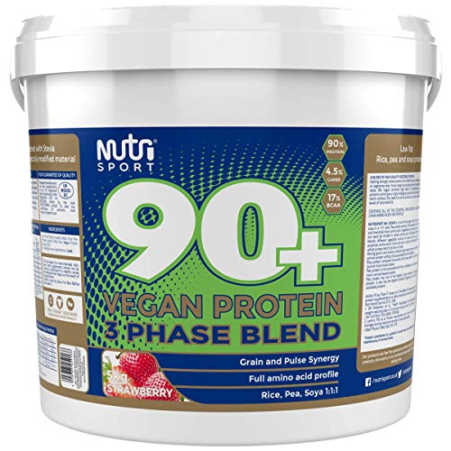 Nutrisport 90+ Vegan Protein 5kg Chocolate - Sports Nutrition at MySupplementShop by Nutrisport