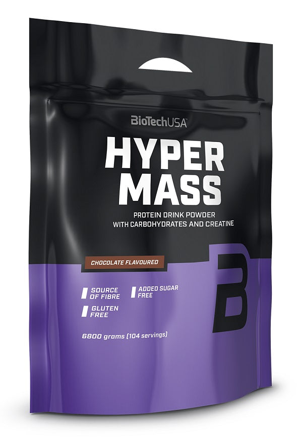 BioTechUSA Hyper Mass, Vanilla - 6800 grams | High-Quality Weight Gainers & Carbs | MySupplementShop.co.uk