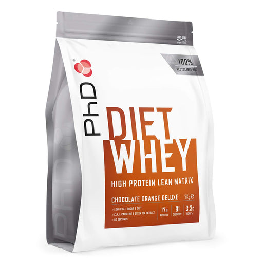 PhD Diet Whey, Chocolate Orange Deluxe - 2000 grams | High-Quality Protein | MySupplementShop.co.uk