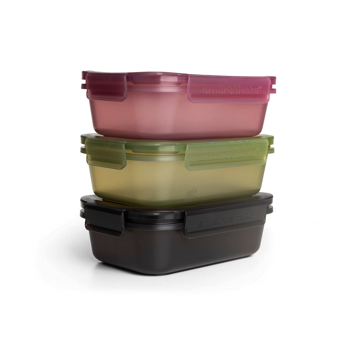 Food Storage Container, Black - 800 ml. by SmartShake at MYSUPPLEMENTSHOP.co.uk