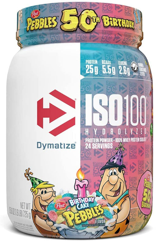 Dymatize ISO-100, Birthday Cake - 900 grams | High-Quality Protein | MySupplementShop.co.uk