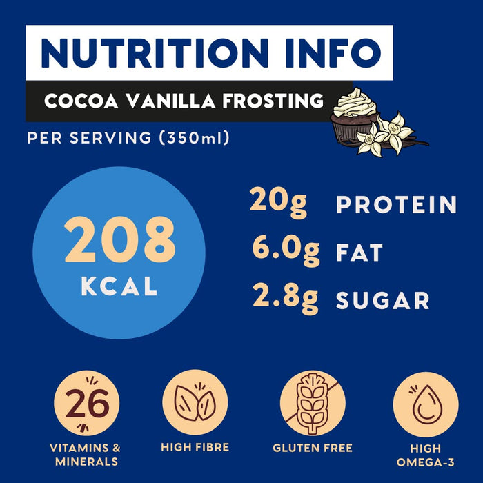 dare. Motivational Shake 750g Cocoa Vanilla Frosting | High-Quality Diet Shakes | MySupplementShop.co.uk