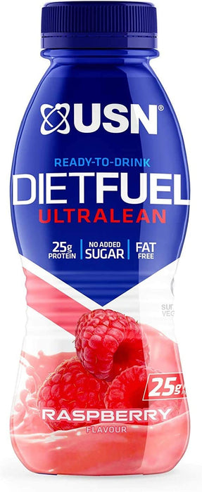 USN Diet Fuel Ultralean Ready to Drink High Protein Shake 8 x 310ml | High-Quality Sports Nutrition | MySupplementShop.co.uk