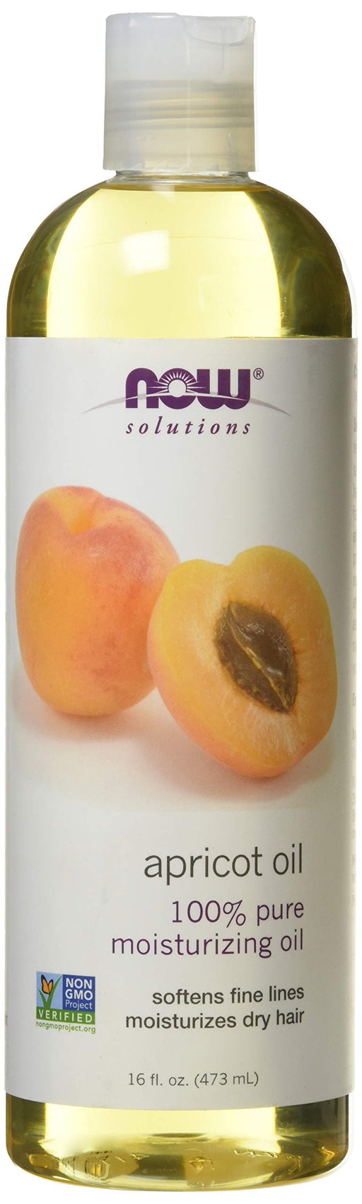 NOW Foods Apricot Oil - 473 ml. - Health and Wellbeing at MySupplementShop by NOW Foods