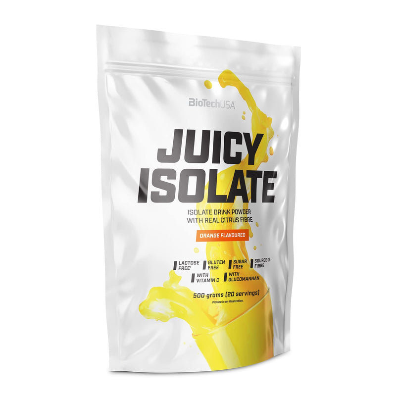 BioTechUSA Juicy Isolate, Orange - 500 grams | High-Quality Protein | MySupplementShop.co.uk