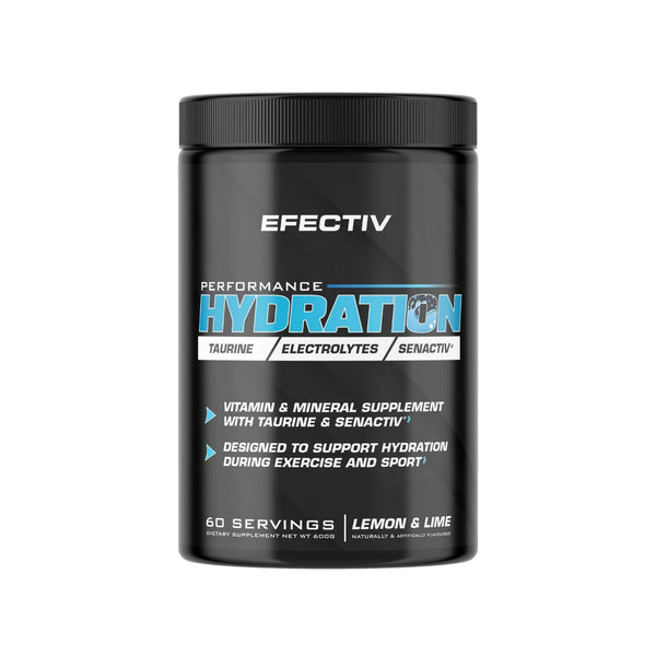 Efectiv Nutrition Performance Hydration 600g Lemon & Lime | High-Quality Energy Drinks | MySupplementShop.co.uk