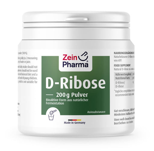 Zein Pharma D-Ribose - 200g | High-Quality Health and Wellbeing | MySupplementShop.co.uk