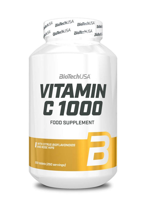 BioTechUSA Vitamin C 1000 - 250 tablets | High-Quality Vitamins & Minerals | MySupplementShop.co.uk