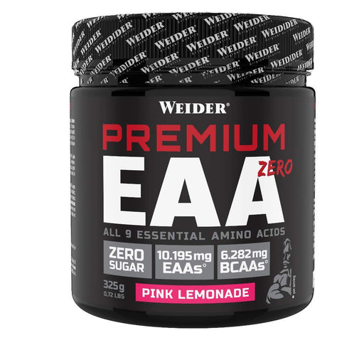 Weider Premium EAA Zero, Pink Lemonade - 325 grams | High-Quality Amino Acids and BCAAs | MySupplementShop.co.uk