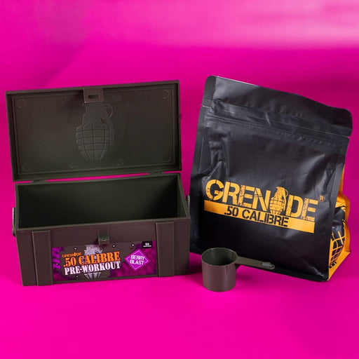 Grenade 50 Calibre Berry Blast 580g | High-Quality Sports Nutrition | MySupplementShop.co.uk