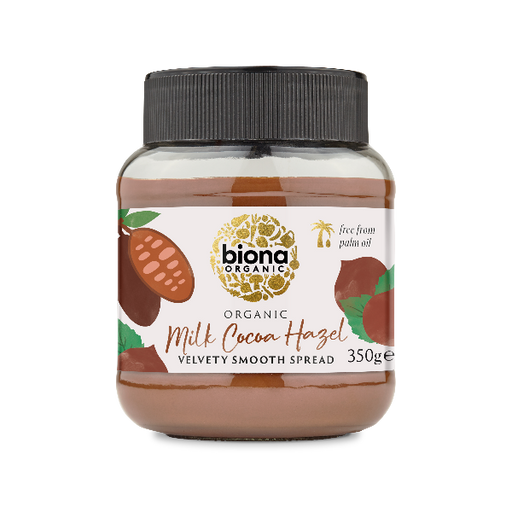 Biona Organic Milk Cocoa Hazel Spread 350g | High-Quality Health Foods | MySupplementShop.co.uk