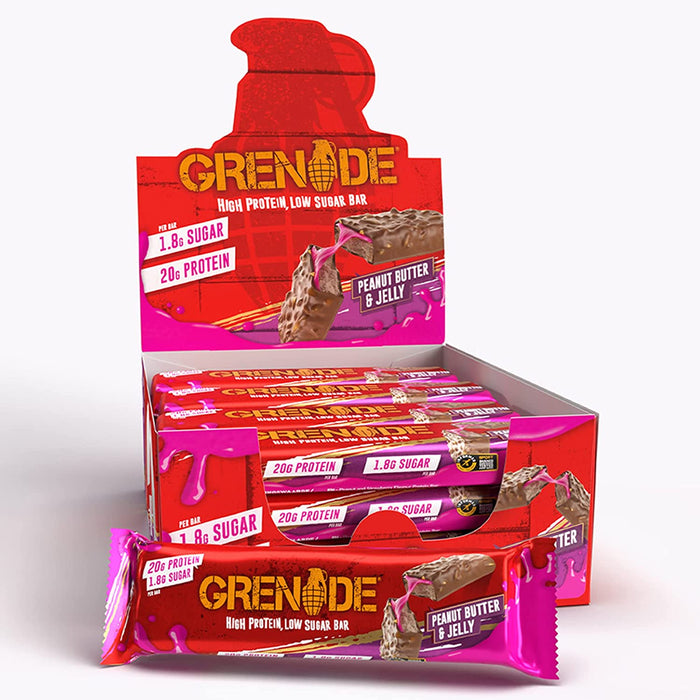 Grenade High Protein Low Sugar Bar 12 x 60g - Protein Bars at MySupplementShop by Grenade