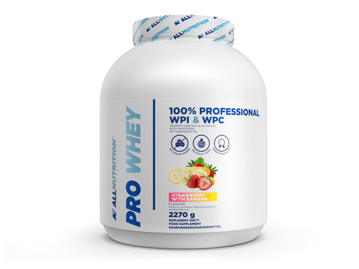 Allnutrition Pro Whey, Strawberry with Banana - 2270 grams | High-Quality Protein | MySupplementShop.co.uk