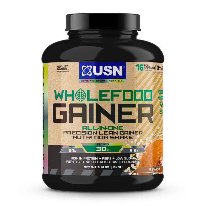 USN Wholefood Gainer 2kg Chocolate - Health Foods at MySupplementShop by USN