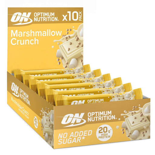 Optimum Nutrition Crunch Bar 12x60G Marshmallow - Supplements at MySupplementShop by Optimum Nutrition