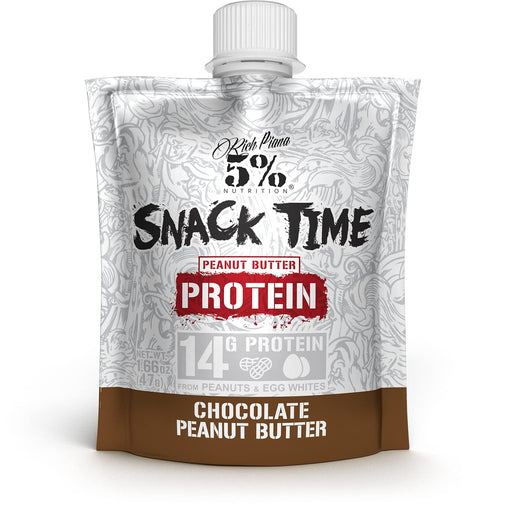 5% Nutrition Snack Time - Legendary Series, Chocolate Peanut Butter - 10 pouches | High-Quality Protein | MySupplementShop.co.uk