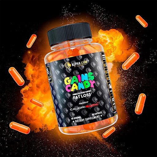 Alpha Lion Gains Candy Caloriburn 60Caps - Sports Nutrition at MySupplementShop by Alpha Lion