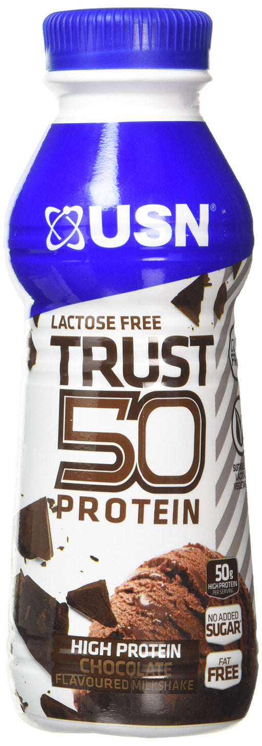 USN TRUST Protein 50 6x500ml Chocolate | High-Quality Health & Personal Care | MySupplementShop.co.uk