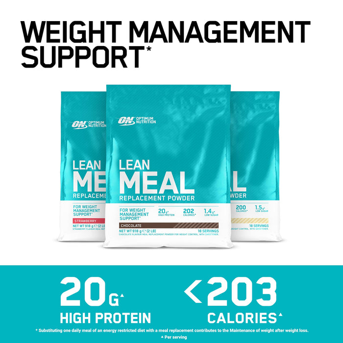 Optimum Nutrition Opti Lean Meal Replacement Powder, Strawberry - 954 grams | High-Quality Health and Wellbeing | MySupplementShop.co.uk