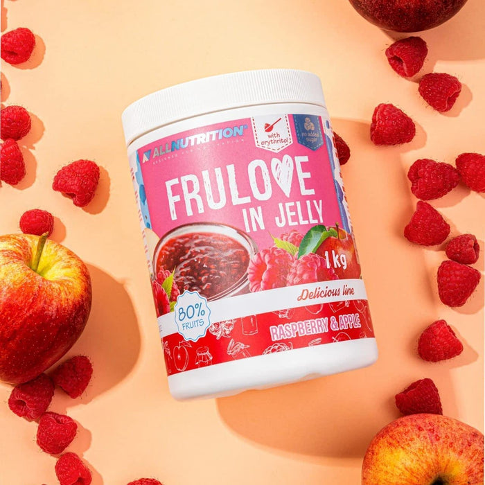 Allnutrition Frulove In Jelly, Raspberry & Apple - 1000g | High-Quality Health Foods | MySupplementShop.co.uk