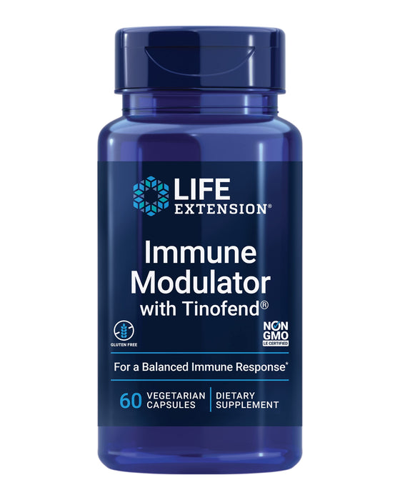 Life Extension Immune Modulator with Tinofend - 60 vcaps | High-Quality Health and Wellbeing | MySupplementShop.co.uk