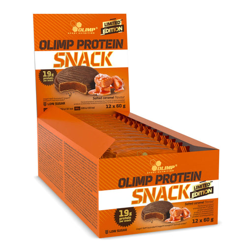 Olimp Nutrition Protein Snack, Salted Caramel (Limited Edition) - 12 x 60g - Protein Bars at MySupplementShop by Olimp Nutrition