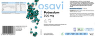 Osavi Potassium, 300mg - 180 vegan caps - Vitamins & Minerals at MySupplementShop by Osavi