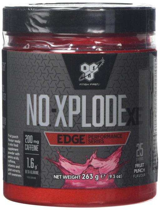 BSN NO-Xplode XE Edge, Fruit Punch - 263 grams | High-Quality Nitric Oxide Boosters | MySupplementShop.co.uk