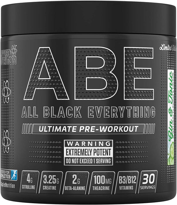 Applied Nutrition ABE (All Black Everything) Ultimate Preworkout 315g | High-Quality Vitamins & Supplements | MySupplementShop.co.uk