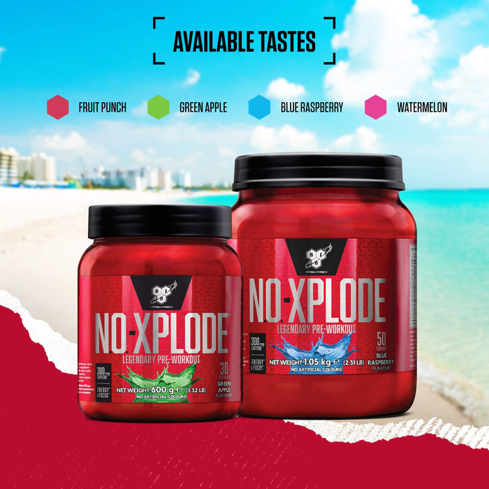 BSN NO Xplode, Watermelon - 600 grams | High-Quality Nitric Oxide Boosters | MySupplementShop.co.uk