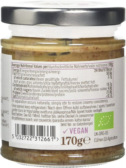 Raw Health Organic Almond Butter 170g | High-Quality Health Foods | MySupplementShop.co.uk