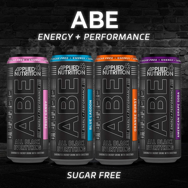 Applied Nutrition ABE Carbonated Cans 24 x 330ml | High-Quality Sports Nutrition | MySupplementShop.co.uk